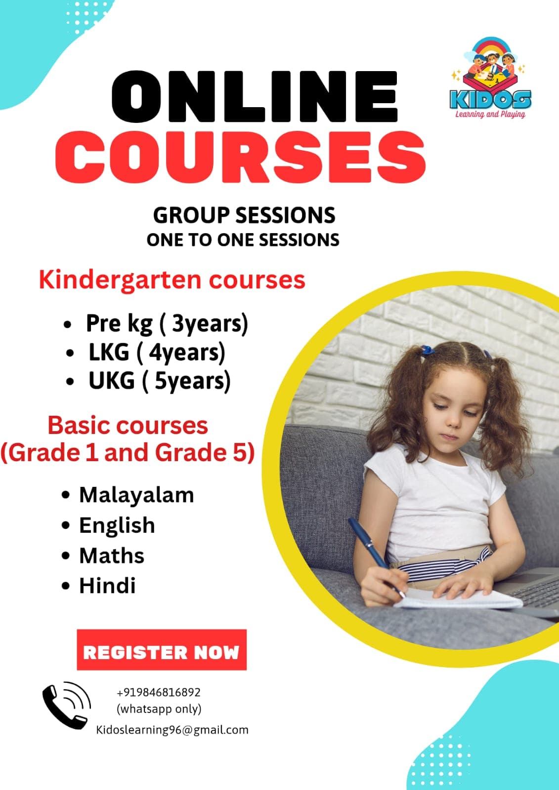 Admissions Open - KG to 5th - Free Demo Class